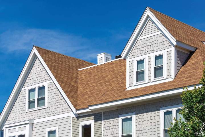 Residential house roof gable in Keilor East